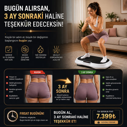 VexonLife Titreşimli  Spor - Egzersiz Aleti